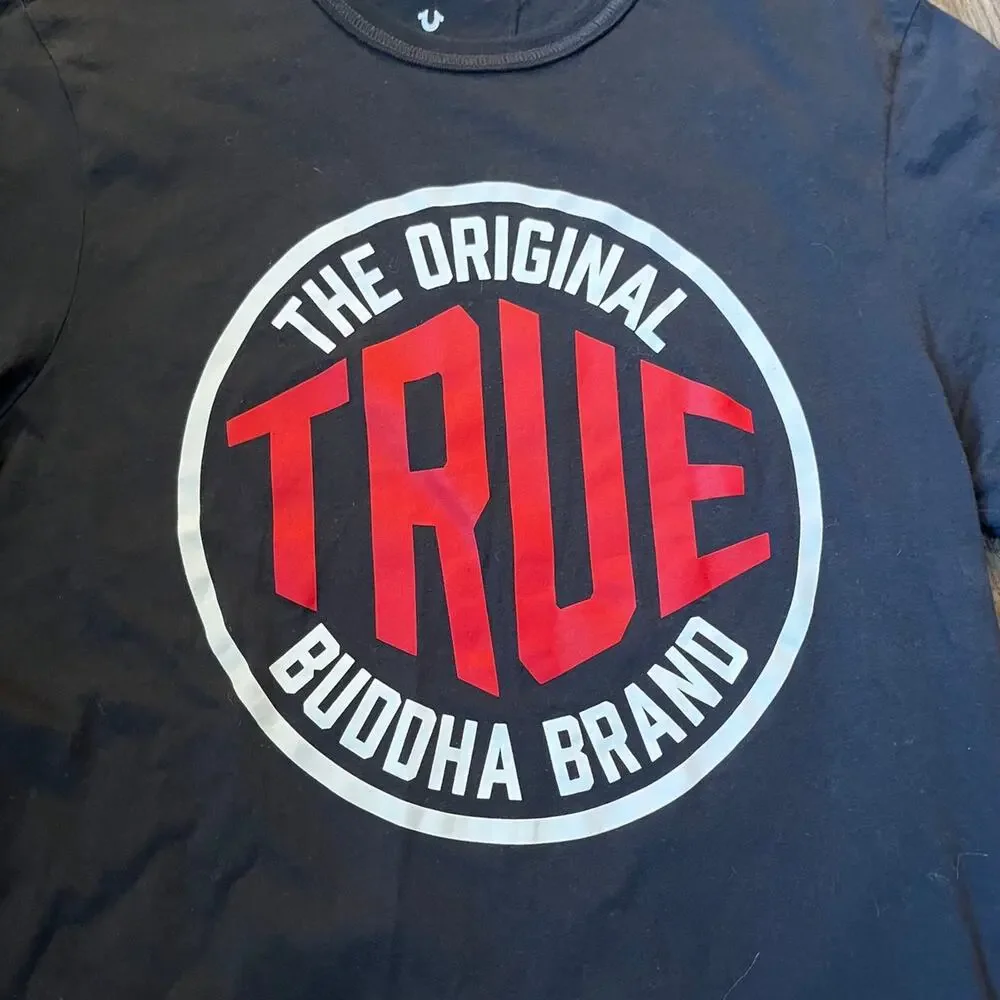 True Religion Men's MD Buddha Brand Logo Graphic T-shirt